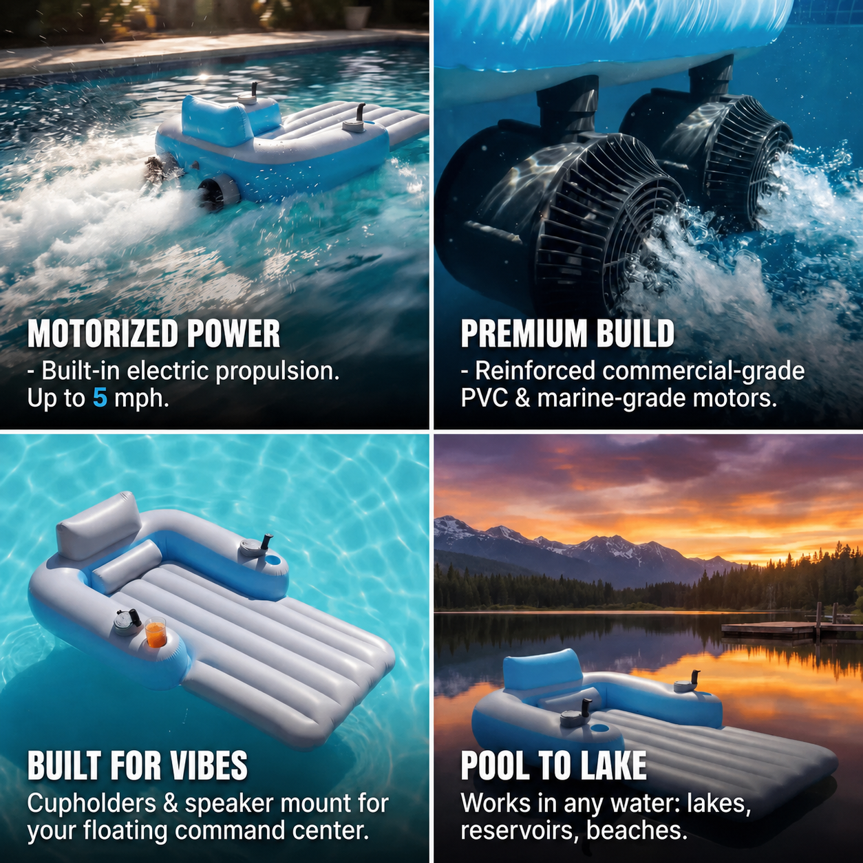 Sundrift ™ Motorized float